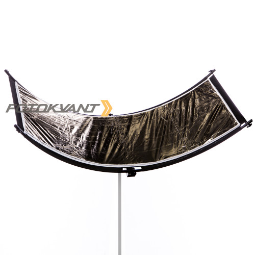 Fotokvant RW-105260S светоотражатель полукруглый 3 в 1 размером 105х260 см на каркасе