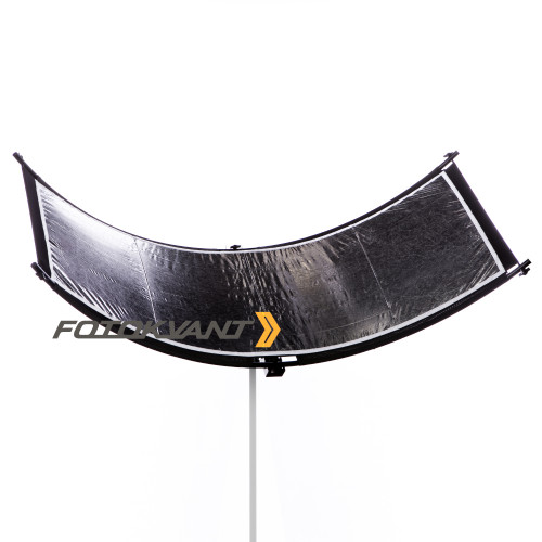 Fotokvant RW-105260S светоотражатель полукруглый 3 в 1 размером 105х260 см на каркасе
