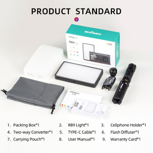 Осветитель Weeylite RB9 RGB