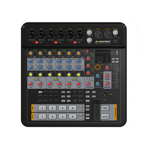 Аудио-видеомикшер AVMATRIX Shark S4M компактный 4CH, SDI HDMI USB LAN