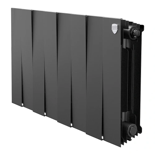 Радиатор биметаллический Royal Thermo PianoForte 300 Чёрный - 8 секц. PianoForte 300