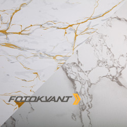 Fotokvant (840286) PBT-6060-MG двусторонний пластиковый фон с текстурой мрамора и мрамора с золотом