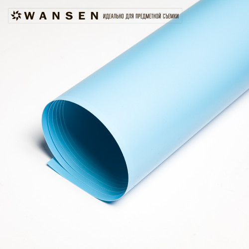 Wansen PB-1220 фон пластиковый голубой 1,2х2 м
