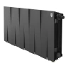 Радиатор биметаллический Royal Thermo PianoForte 300 Чёрный VR80 - 10 секц. Pianoforte 300 VR80