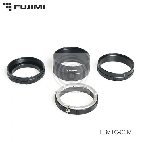 Fujimi FJMTC-C3M Набор удлинительных колец для макросъёмки на систему EOS 9мм, 16мм, 30мм (ручная фокусировка)