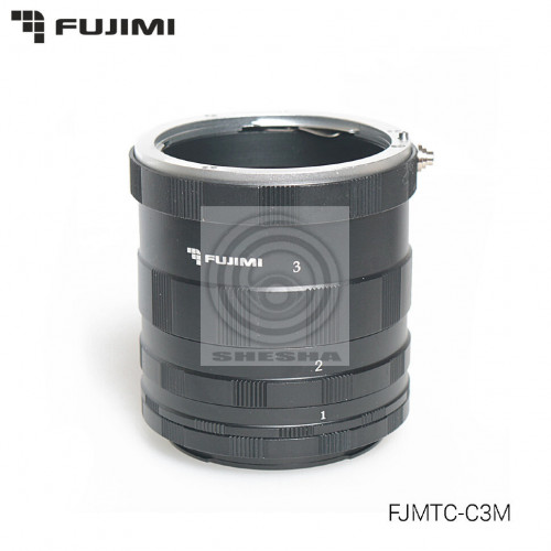 Fujimi FJMTC-C3M Набор удлинительных колец для макросъёмки на систему EOS 9мм, 16мм, 30мм (ручная фокусировка)