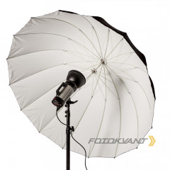 Fotokvant U-130W Para параболический глубокий зонт белый 130 см