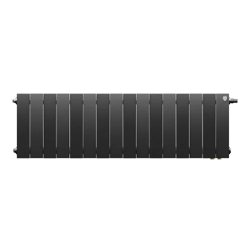 Радиатор биметаллический Royal Thermo PianoForte 300 Чёрный VR80 - 16 секц. Pianoforte 300 VR80