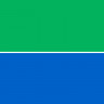 Fotokvant BG-2424 Blue Green фон тканевый складной синий-зеленый хромакей 2.4х2.4 м