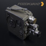 Fotokvant (840467) PBT-6060-BW двусторонний пластиковый фон с текстурой черная кожа и белая кожа