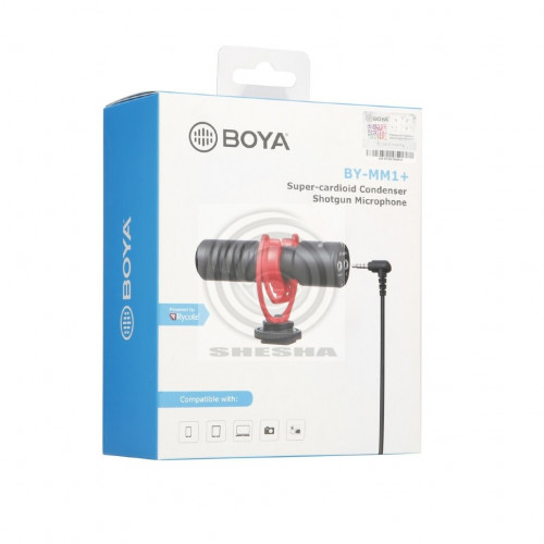 Boya BY-MM1+ Компактный супер-кардиоидный конденсаторный микрофон