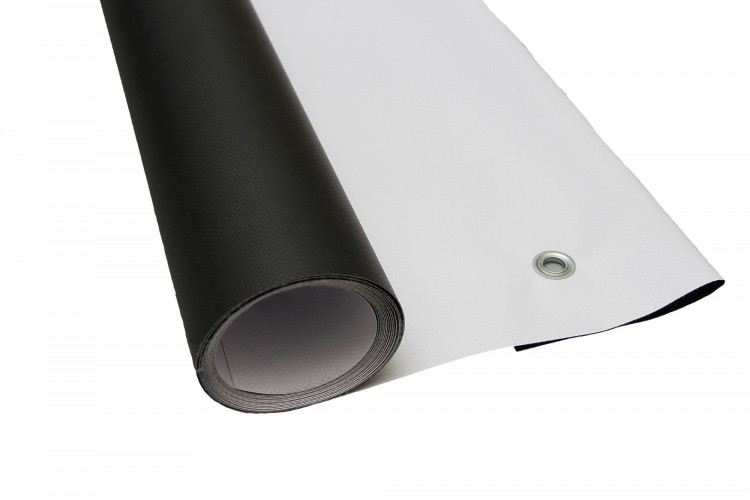 Фон виниловый FST 1,60x3,40 м двусторонний чёрный/белый