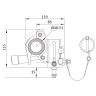 Зажим KUPO KCP-844 TV COUPLER SILVER