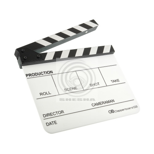 Кинохлопушка GreenBean Clapperboard 03 (белая)