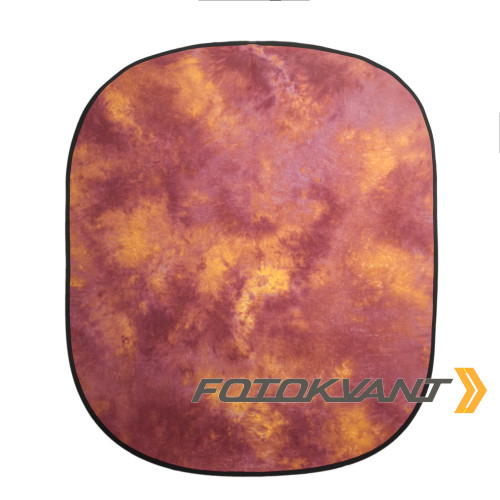 Fotokvant BG-1821 Red Tie-dye фон 1,8х2,1 м тканевый складной красный пятнистый