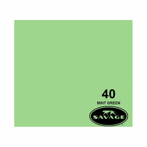 Savage (40-12) Mint Green фон бумажный 2,7x11 м мятный