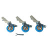 Колеса для стойки GreenBean T-Wheel 75