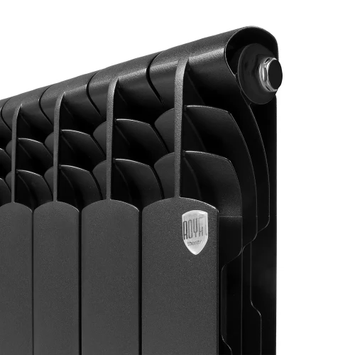 Радиатор биметаллический Royal Thermo Revolution Bimetall 500 2.0 / Noir Sable – 10 секц. Revolution Bimetall 500 2.0