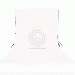 Белый тканевый фон SHESHA 3х6м