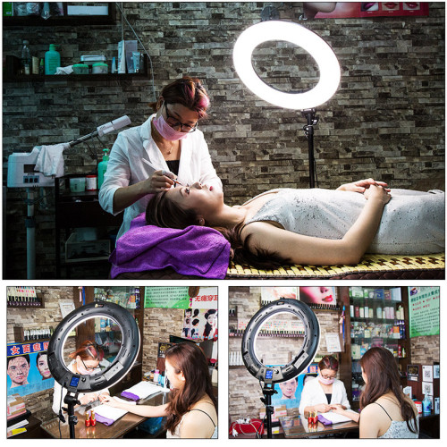 Осветитель кольцевой Viltrox VL-600B 45W (5600K)