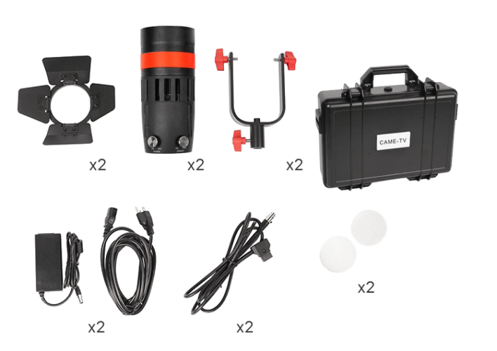 Комплект осветителей CAME-TV Boltzen 55W 3200-5600K (2шт)