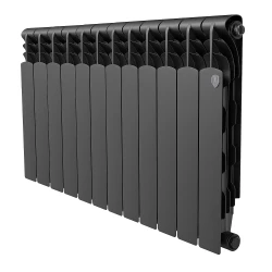 Радиатор биметаллический Royal Thermo Revolution Bimetall 500 2.0 / Noir Sable – 12 секц. Revolution Bimetall 500 2.0