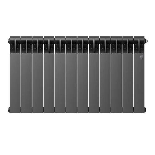 Радиатор биметаллический Royal Thermo Revolution Bimetall 500 2.0 / Noir Sable – 12 секц. Revolution Bimetall 500 2.0