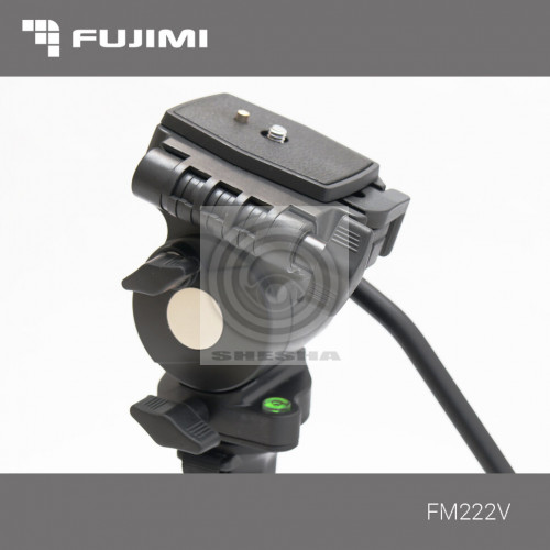 Fujimi FM222V Алюминиевый монопод с 3-х точечным упором(ногами) и головой для видеосъёмки