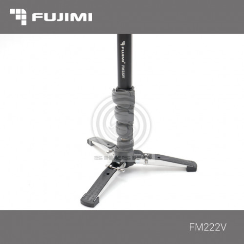 Fujimi FM222V Алюминиевый монопод с 3-х точечным упором(ногами) и головой для видеосъёмки