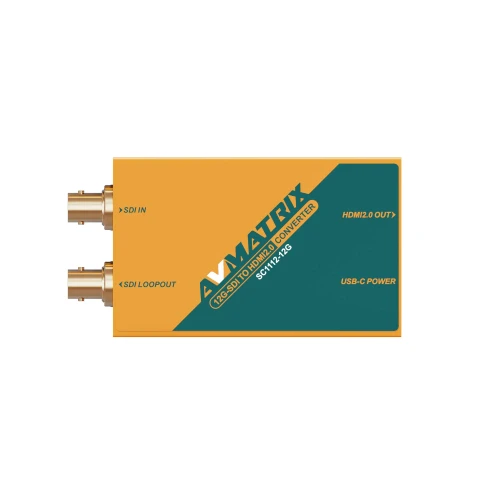 Конвертер AVMATRIX SC1112-12G 4K60 12G-SDI в HDMI2.0