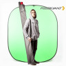 Fotokvant BG-1821 Green фон тканевый складной зеленый хромакей 1,8х2,1 м