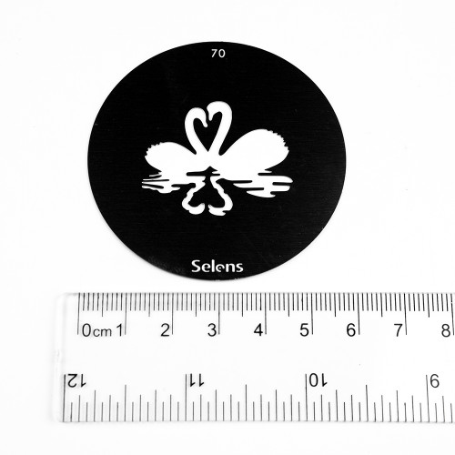 Selens 841760 Gobo-70 маска гобо 70 металлическая 58 мм лебеди