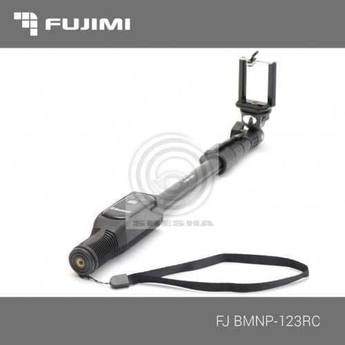 Fujimi BMNP-123RC Ручной монопод с съёмным пультом ДУ и держателем для смартфонов