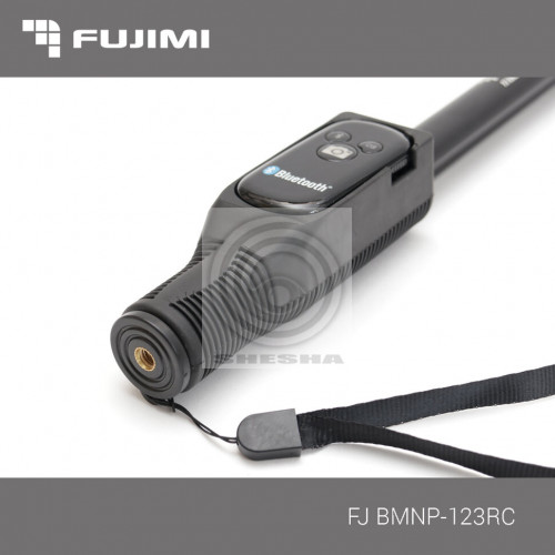 Fujimi BMNP-123RC Ручной монопод с съёмным пультом ДУ и держателем для смартфонов