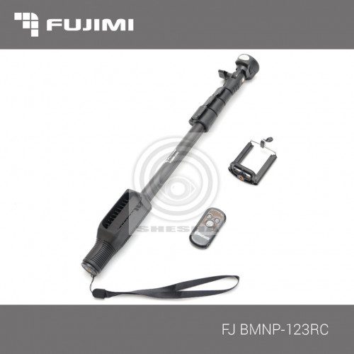 Fujimi BMNP-123RC Ручной монопод с съёмным пультом ДУ и держателем для смартфонов