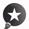 Fotokvant GMA-21-66 Gobo mask Pointed Atar маска гобо 66 мм