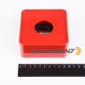Fotokvant MAC-21-Red плоский прямоугольник для микрофона красный