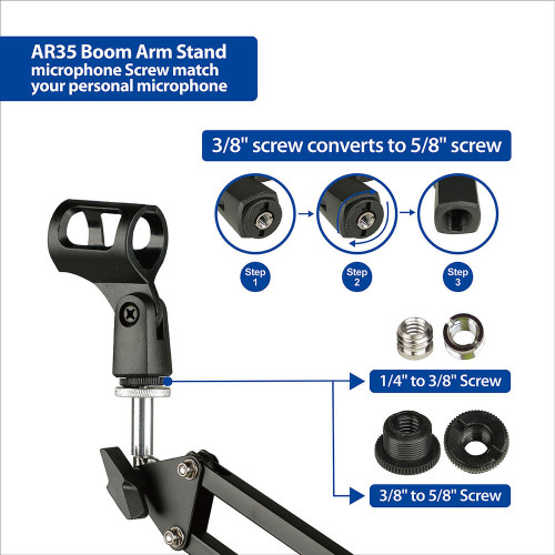 Phottix 99930 AR35 Boom Arm Stand кронштейн-крепление для легких камер освещения и микрофонов
