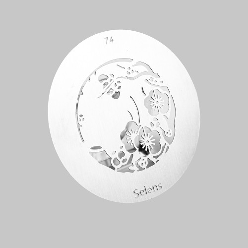 Selens 841764 Gobo-74 маска гобо 74 металлическая 58 мм цветочный узор