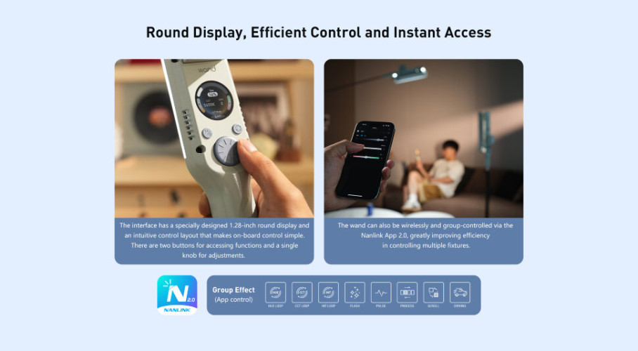 Осветитель NanLite Wand Голубой