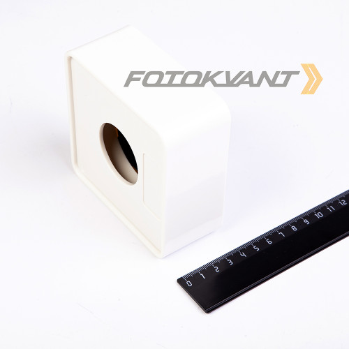 Fotokvant MAC-21-White плоский прямоугольник для микрофона белый