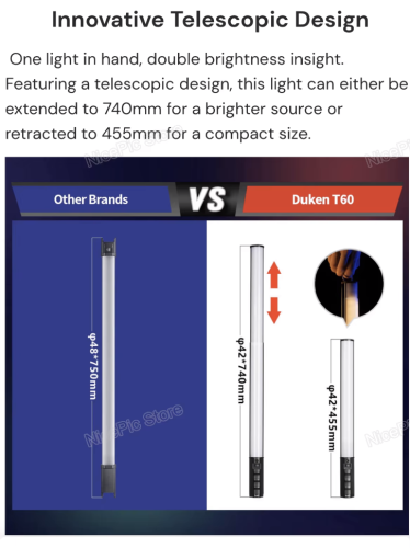 Осветитель Sirui T60X