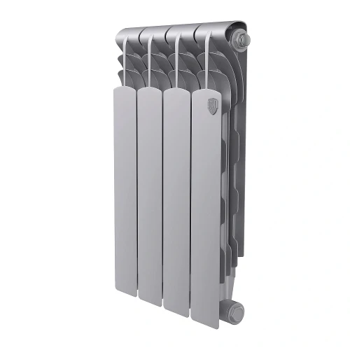 Радиатор биметаллический Royal Thermo Revolution Bimetall 500 2.0 / Silver Satin – 4 секц. Revolution Bimetall 500 2.0