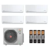 Мульти сплит система на 4 комнаты Royal Clima 4RMX-28HN / OUT / RCI-FC09HN - 4 шт. Комплект FELICITA