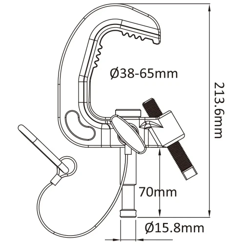 Зажим KUPO C-26 TITAN CLAMP