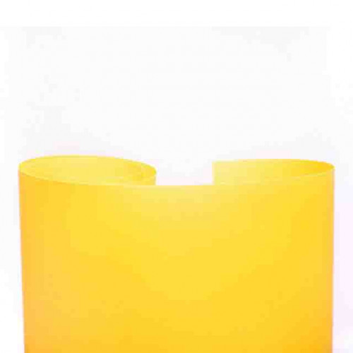 Fotokvant BP-0113SM Yellow mat/semi-mat фон пластиковый желтый матовый/полуматовый 1х1.3 м