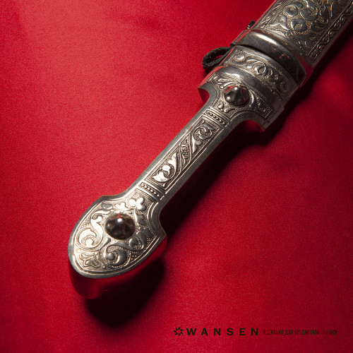 Wansen BS-0710-841326 Ruby ​​Red шелковый фон 70x100 см кумачовый