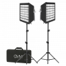 Комплект осветителей GVM 800D-RGB (2шт + софтбоксы)