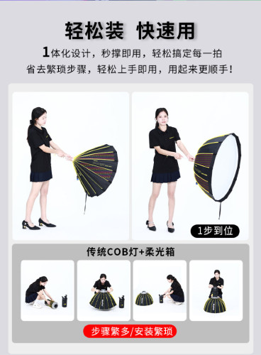 Осветитель-софтбокс NiceFoto DF80-1000C