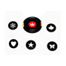 Fotokvant CAP-58х05 крышка с насадками для фигурного боке 5 масок для 58 мм